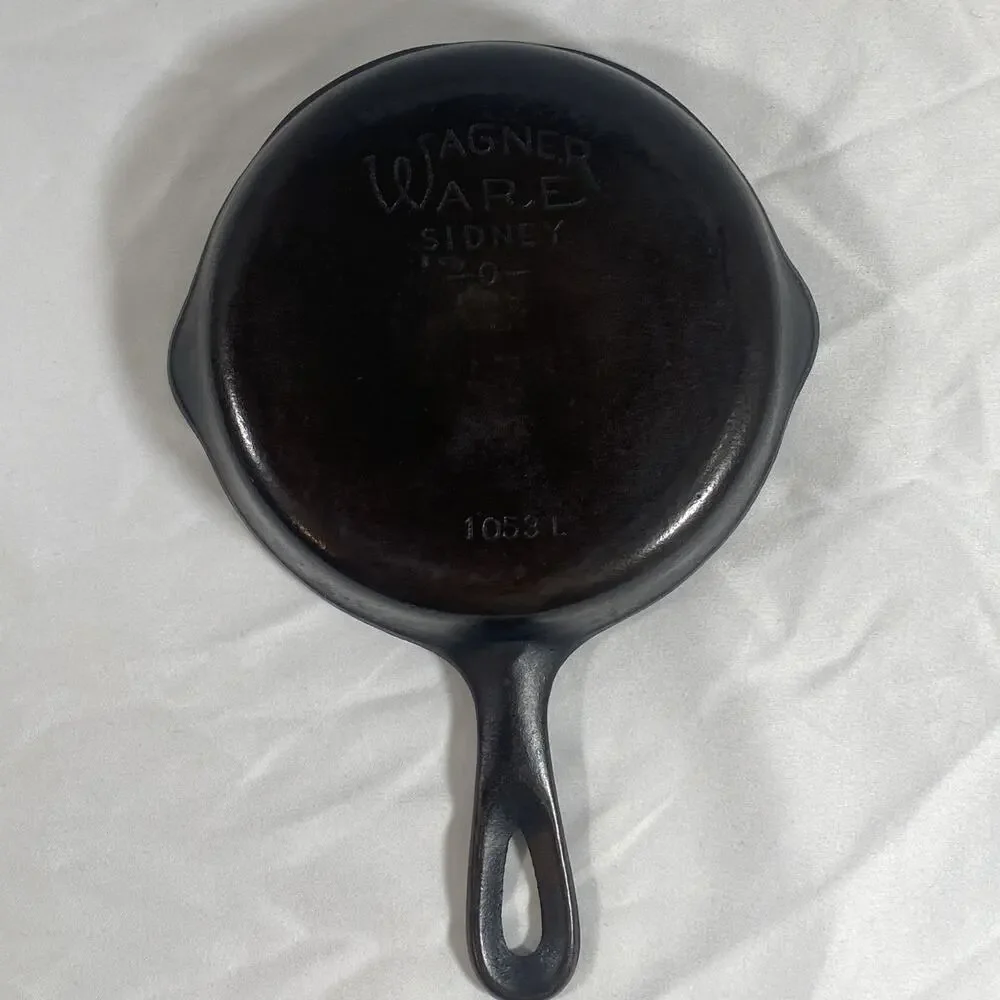 Vintage Wagner Ware Sidney -O- 1053L #3 Cast Iron Skillet 6.5
